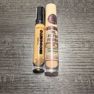 Revolution Soft Matte Concealer and Wet n Wild megalast Incognito Full coverage